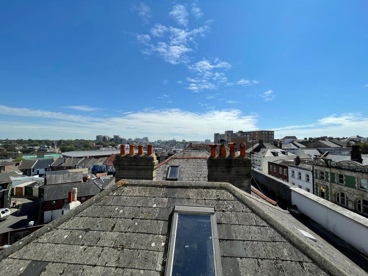 Light Airy 3 Bed Town Cntr Flat 700M To The Beach Bournemouth Exteriör bild